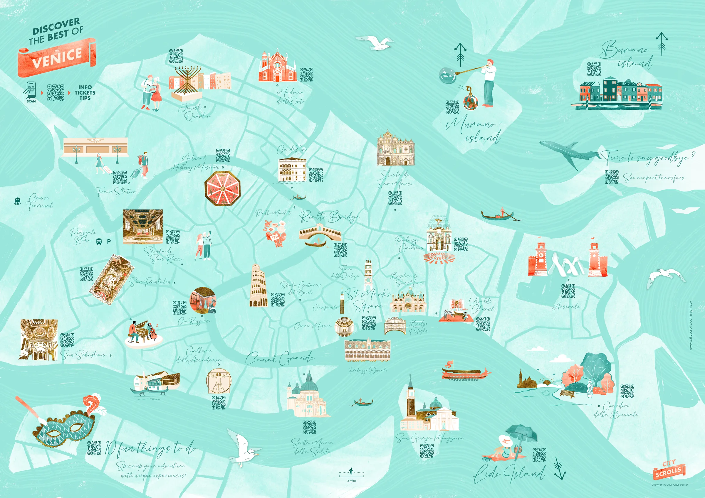 Anteprima del poster Venezia Illustrata A2