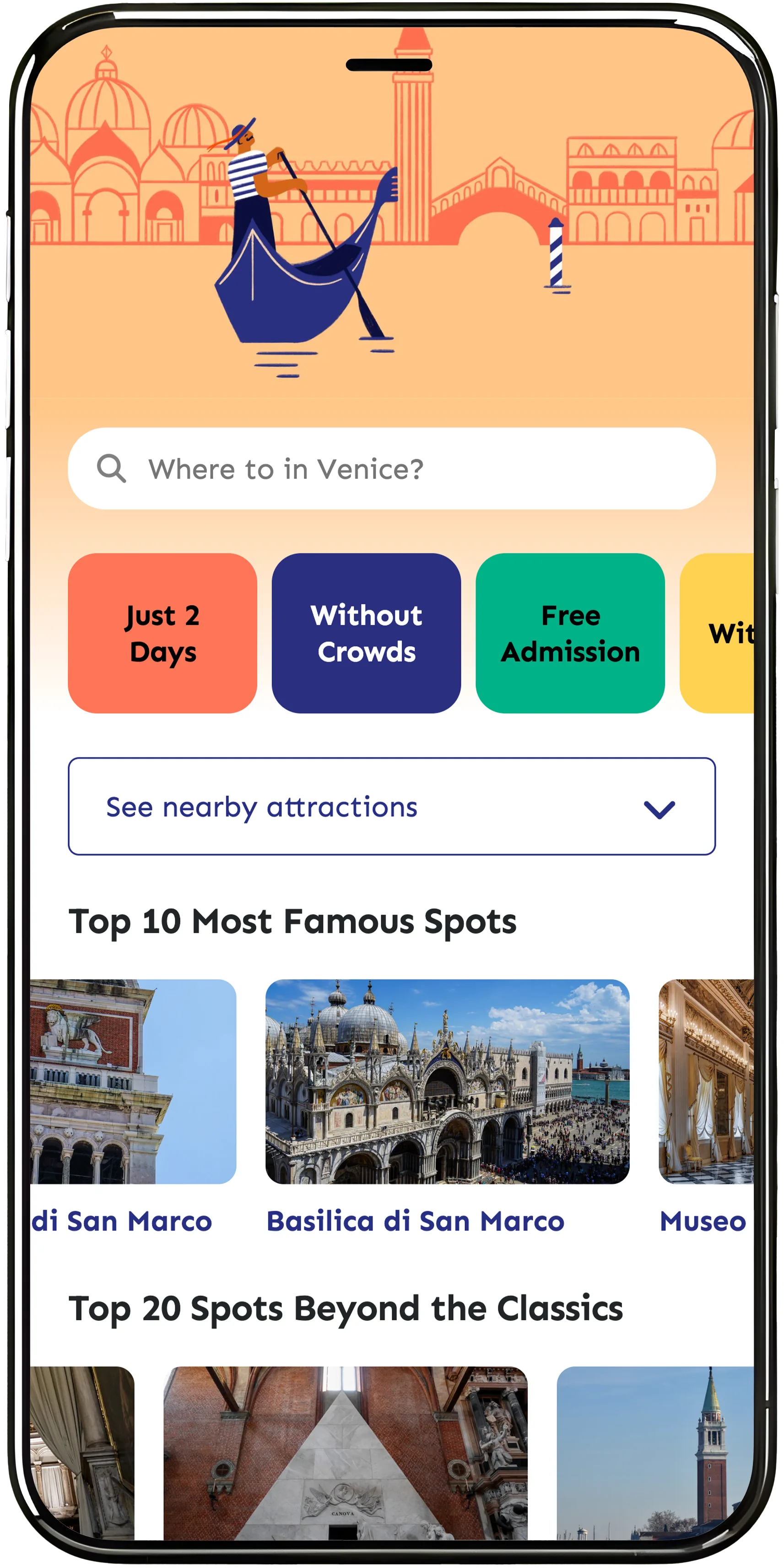 Preview of the CityScrolls mobile guide