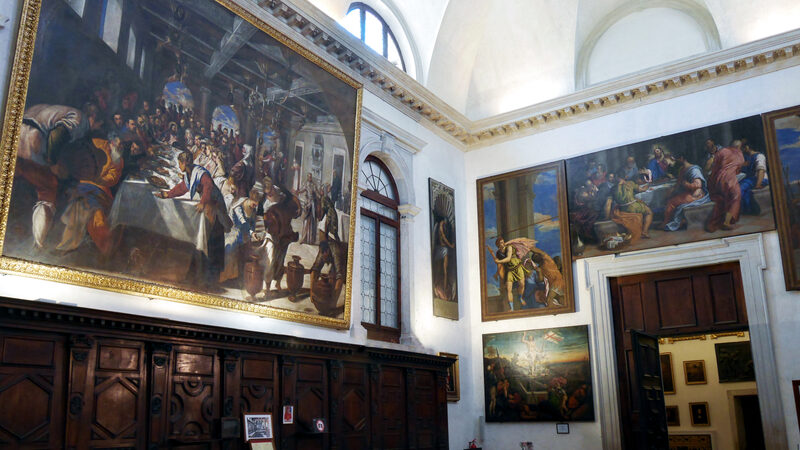 La Salute : Yet, the standout is undoubtedly Tintoretto’s monumental 'Wedding Feast at Cana' (to the left) originally painted for the dining hall of the Crociferi convent