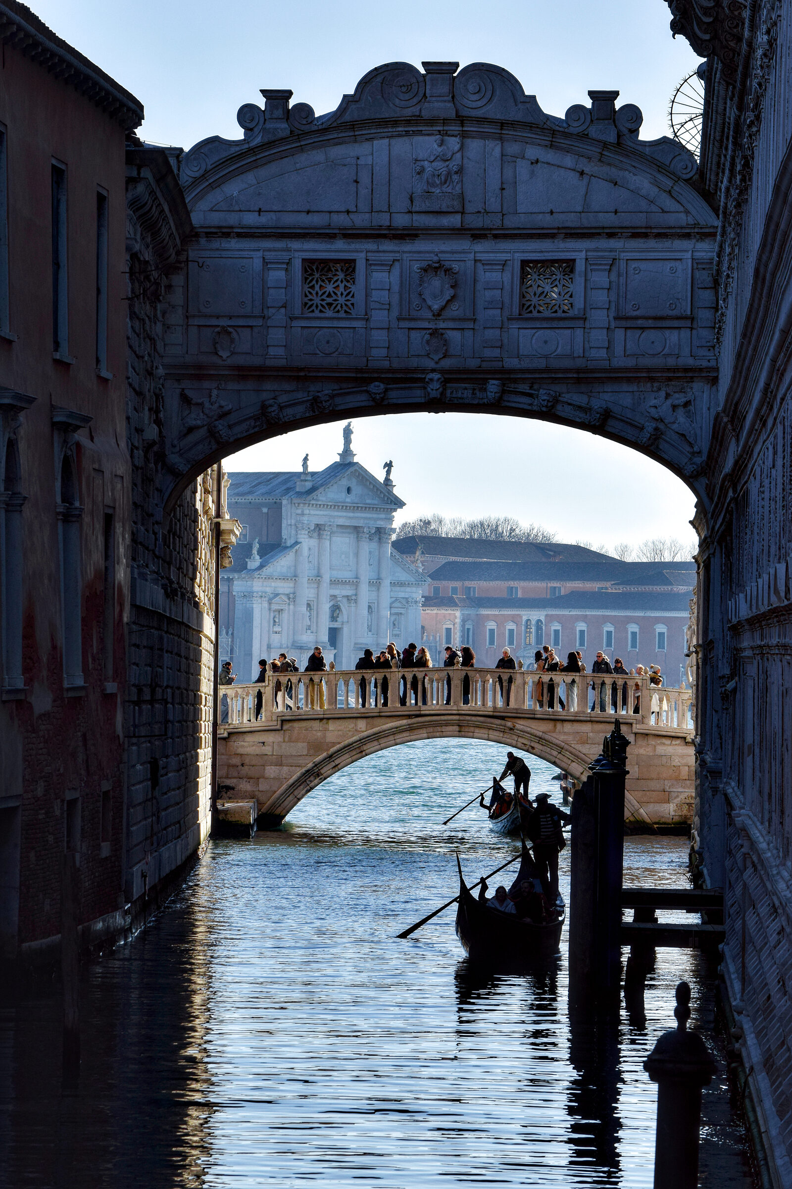 Bridge of Sighs : Gondoliers will often take this route under the bridge to impress you with a unique view from the canal