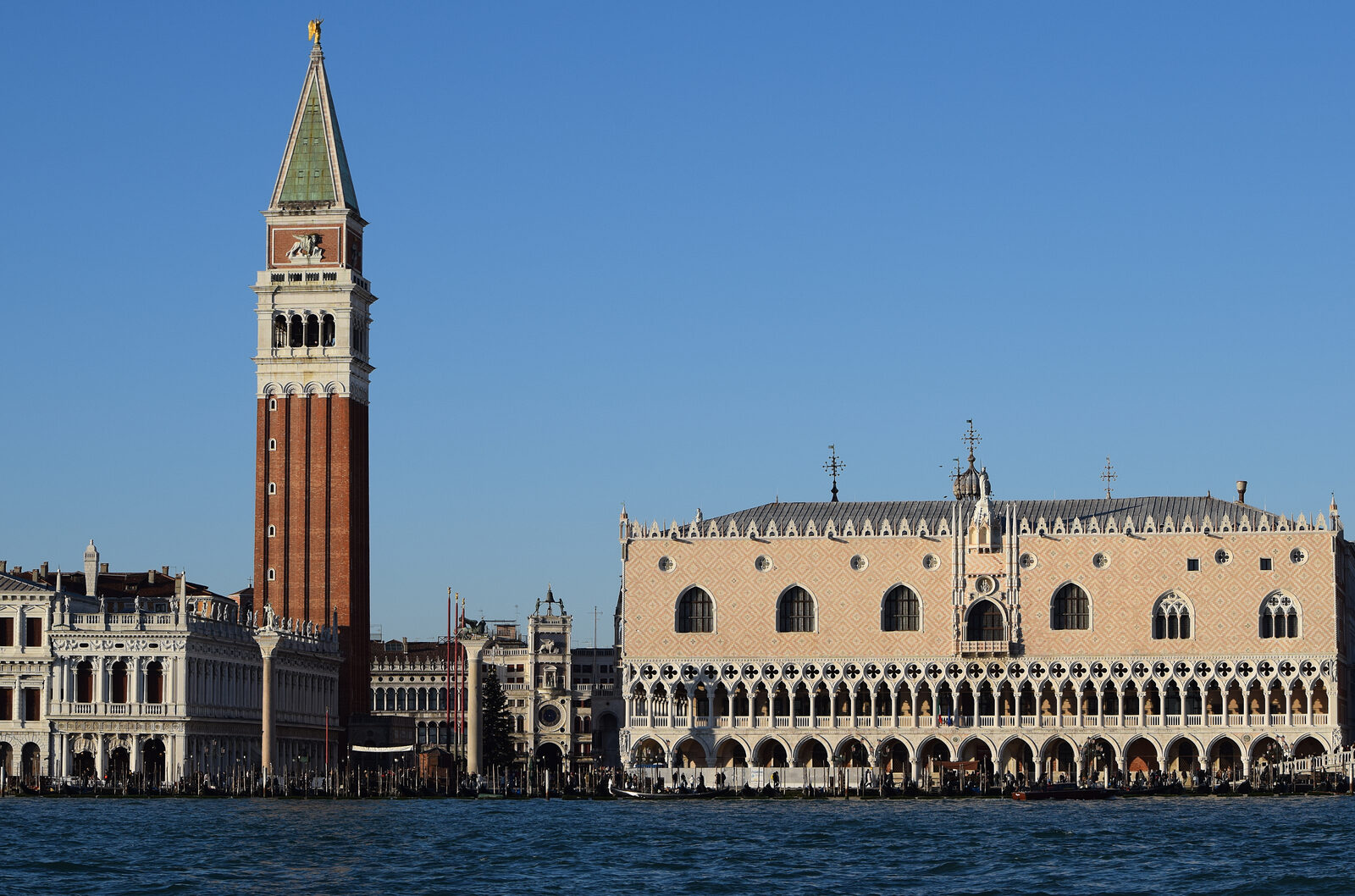Campanile di San Marco : The height of the tower made it visible to distant ships in the Adriatic, guiding them into the lagoon