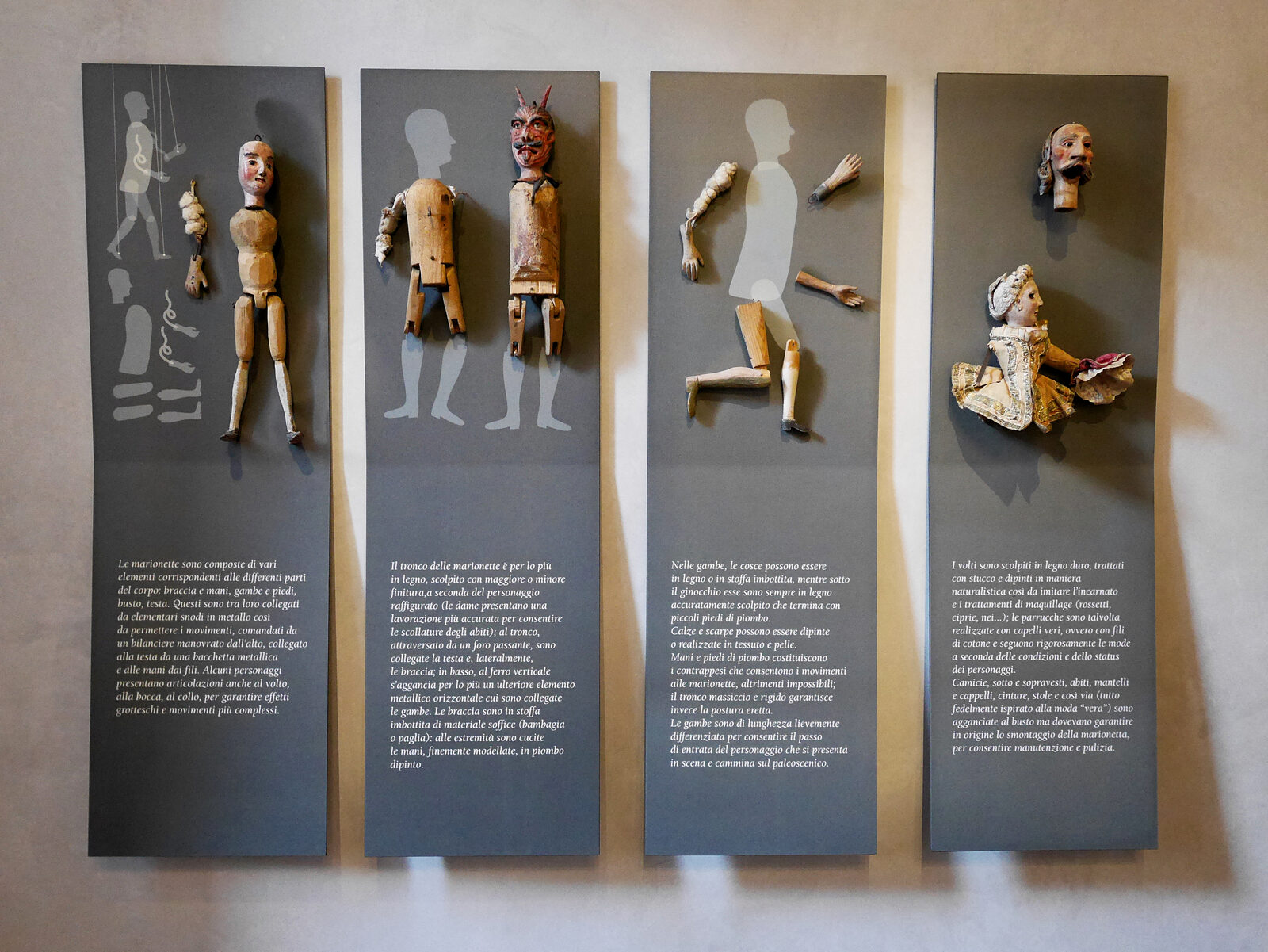 Carlo Goldoni's House : The anatomy of a marionette demonstrated with authentic components
