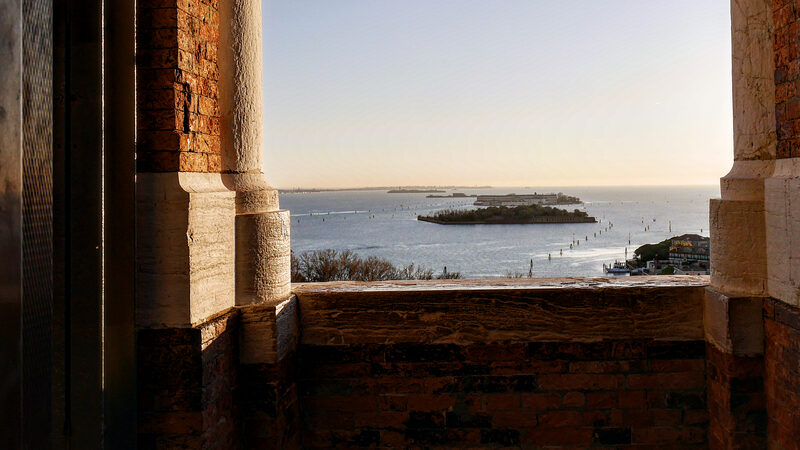 From Above : In the opposite direction lies the vast expanse of the lagoon and the Adriatic Sea