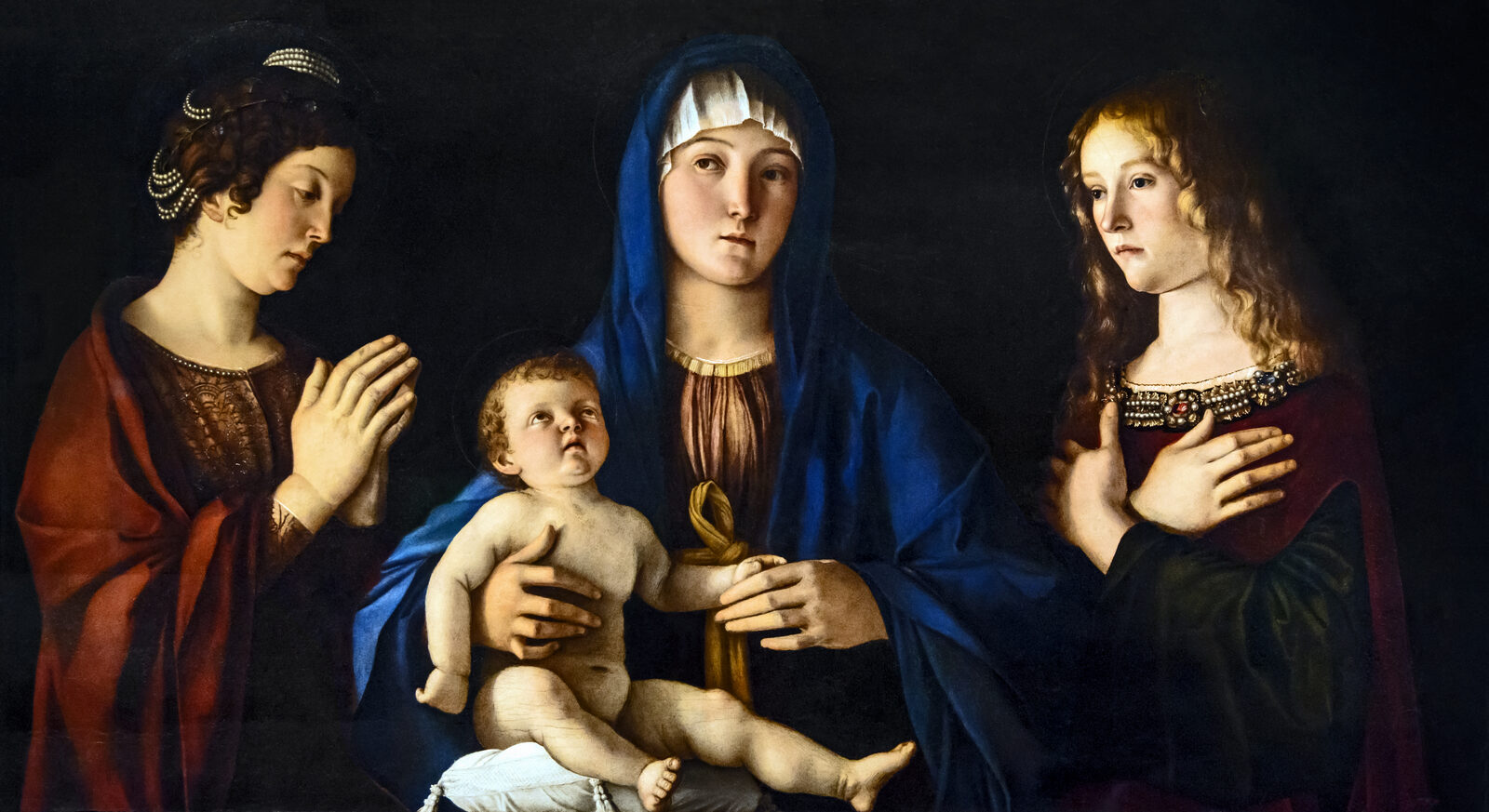 Accademia Galleries : The sheer beauty of 'Madonna and Child with Saint Catherine and Saint Mary Magdalene' by Giovanni Bellini