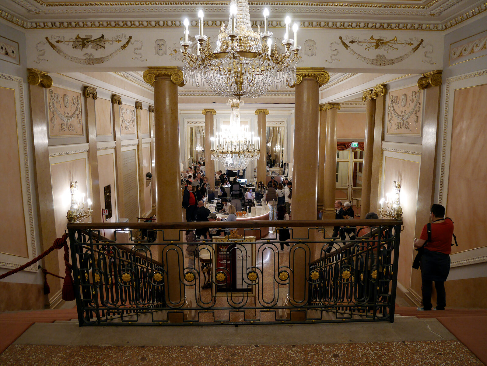 La Fenice : And finally, the theatre’s entrance, where day visitors can purchase tickets and rent audio guides