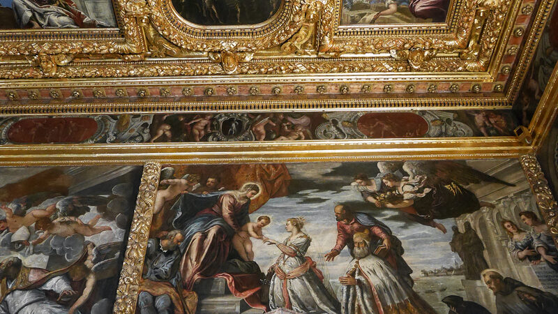 Palazzo Ducale : The intricate artistic detail and eclectic blend of styles