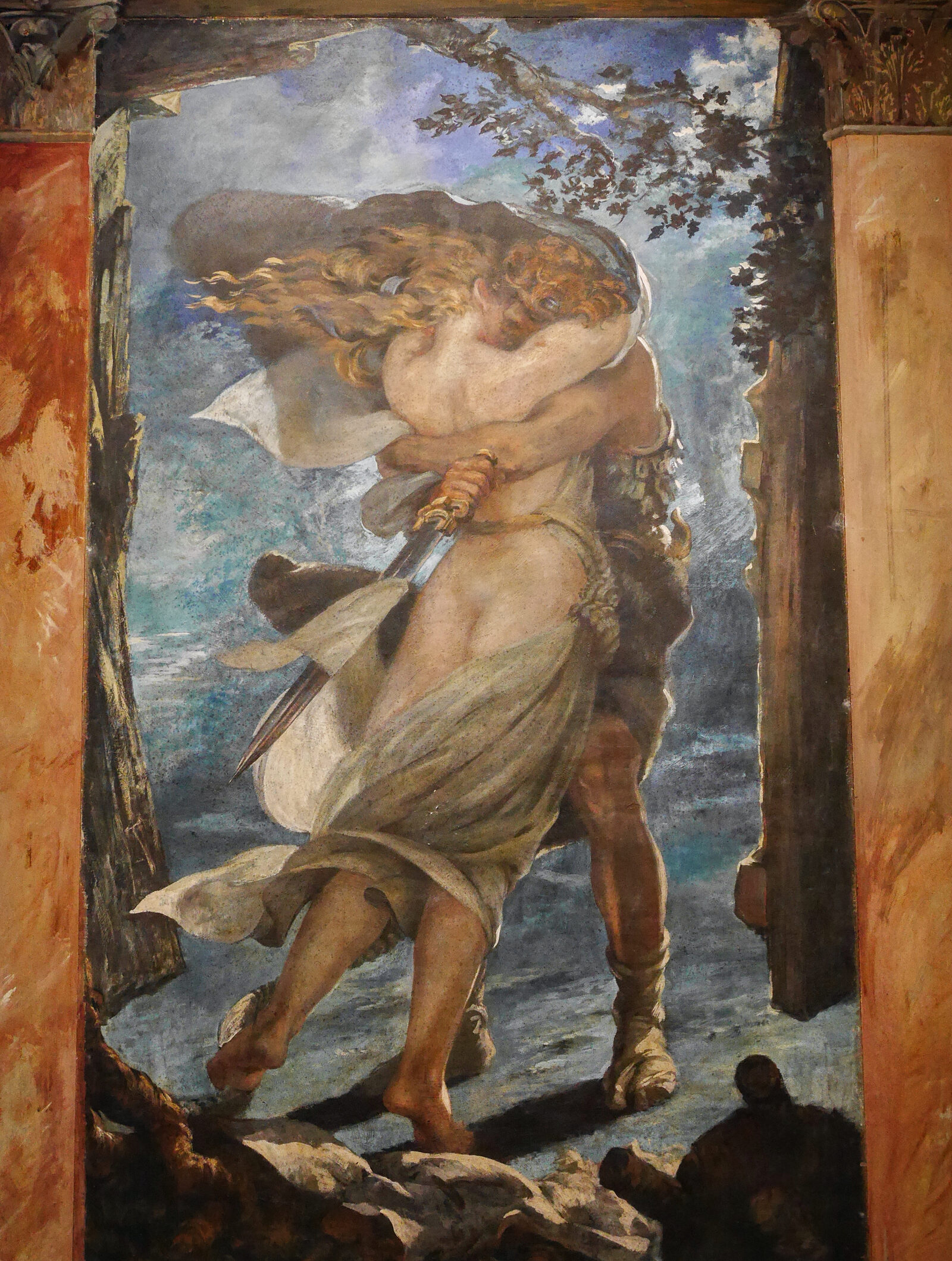 Palazzo Fortuny : 'The embrace of Sigmund and Sieglinde' stands as a testament to Fortuny's admiration for Richard Wagner's operas