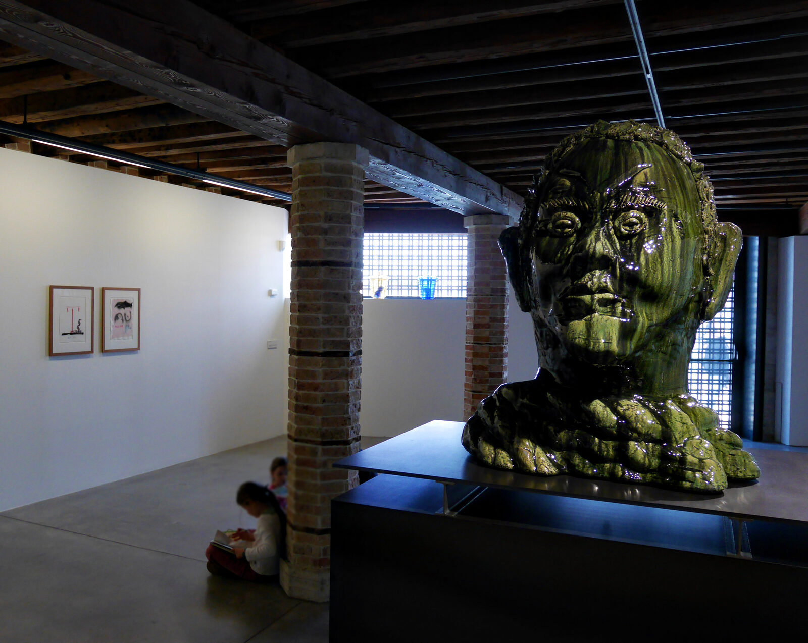 Punta della Dogana : It seems some families consider this a great spot for kids to find inspiration for their drawings.