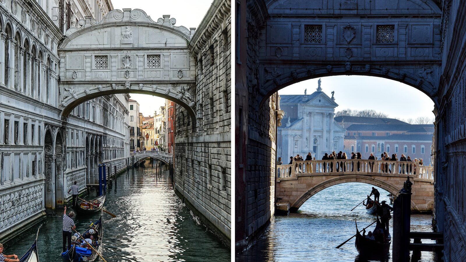 Riva degli Schiavoni : A primeira ponte que vais atravessar, Ponte della Paglia, é onde todos param para ver a vista clássica de Ponte dos Suspiros
