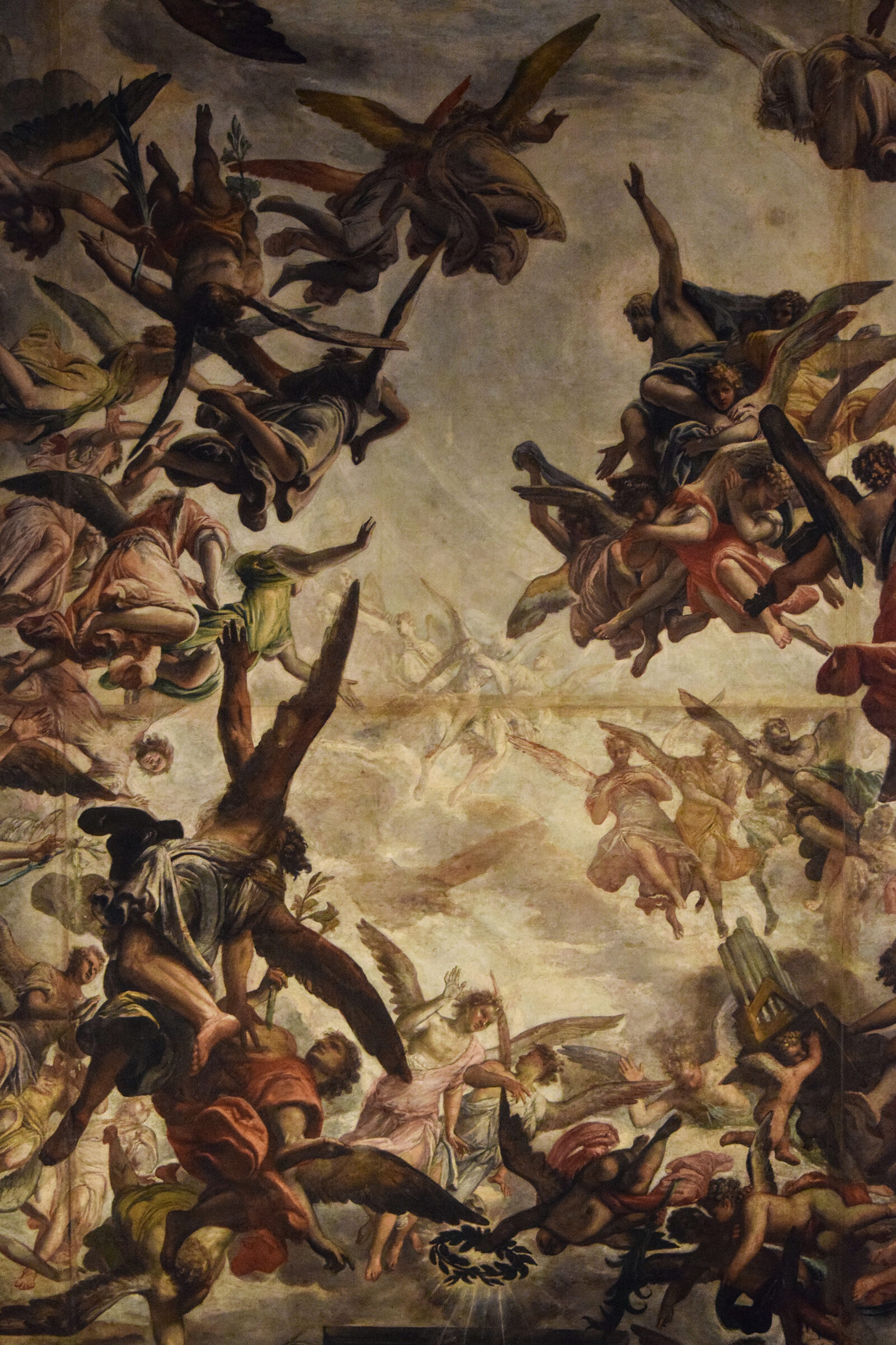 San Pantalon : The focal point of the painting evokes a sense of divine grandeur and spiritual transcendence