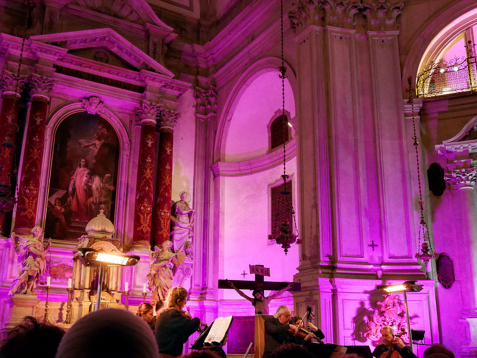 Vivaldi Church : A gentle purple hue reflects the melancholic beauty of autumn's fading light