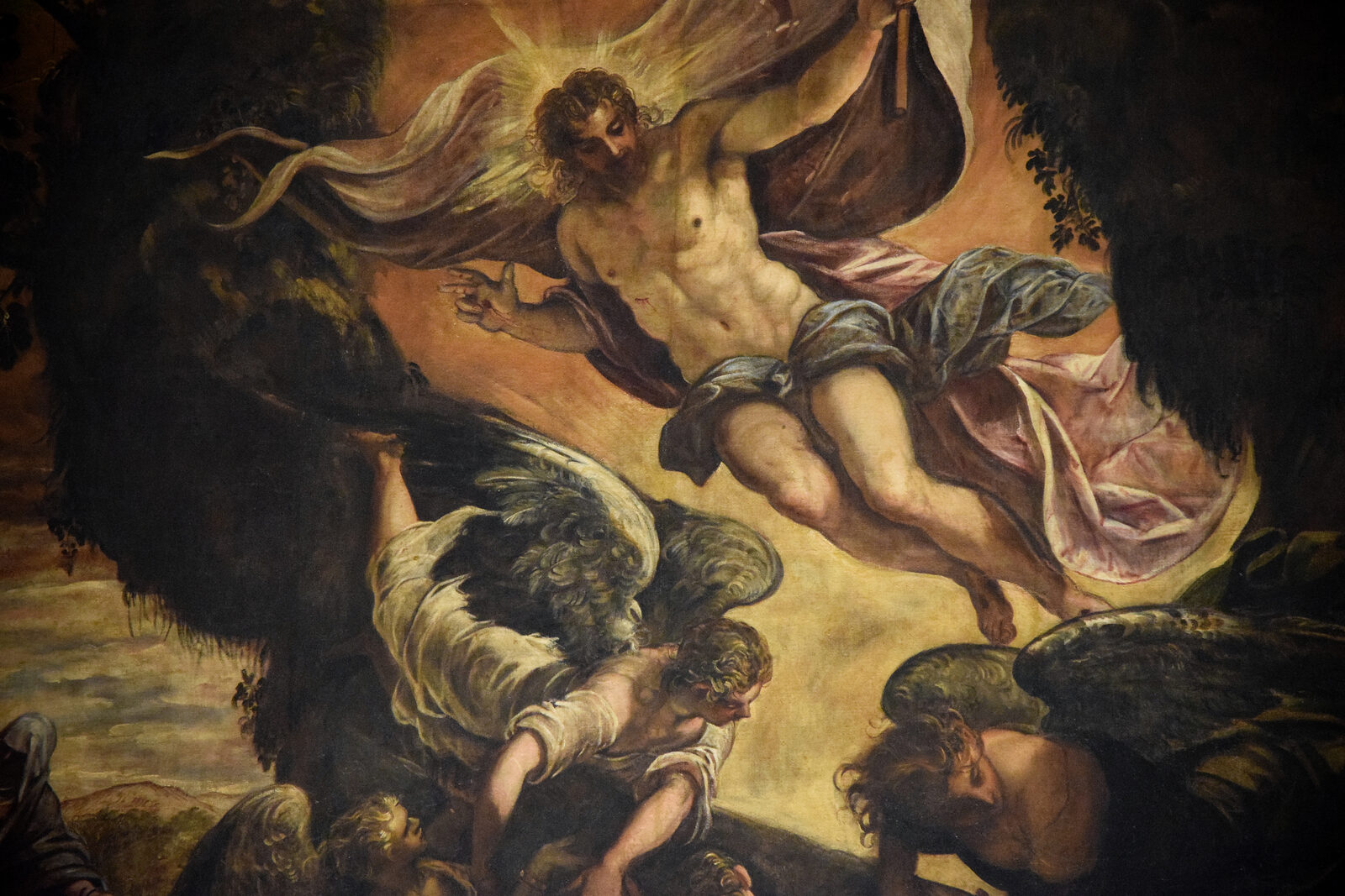 Scuola di San Rocco : Detail of the 'The Resurrection of Christ'