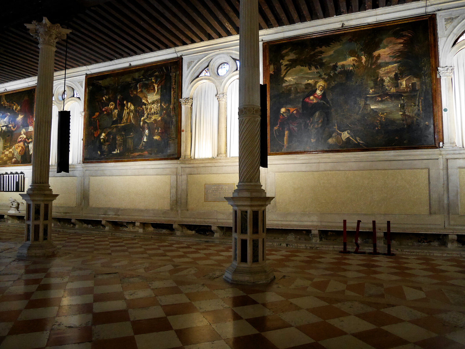 Scuola di San Rocco : The paintings here are Tintoretto's final works for the Scuola, completed between 1582 and 1587