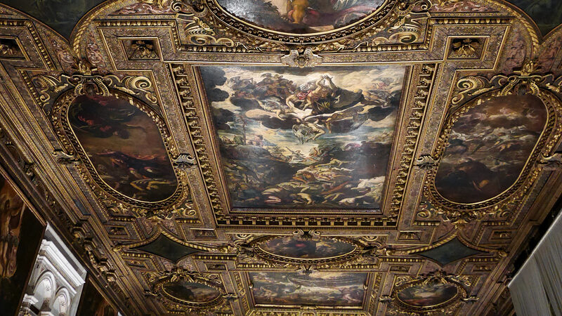 Scuola di San Rocco : Tintoretto's paintings on the ceiling depict stories from the Old Testament