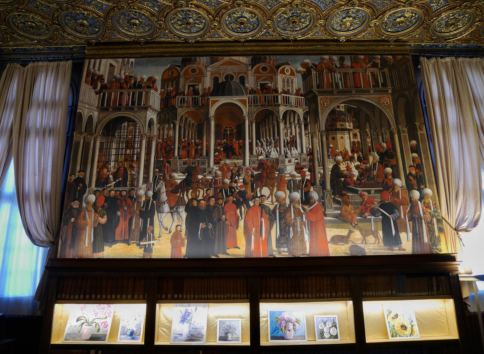 Scuola Grande di San Marco : This painting depicts the last hours of Saint Mark's life, before his martyrdom in Alexandria - the original can be seen at the Accademia Galleries