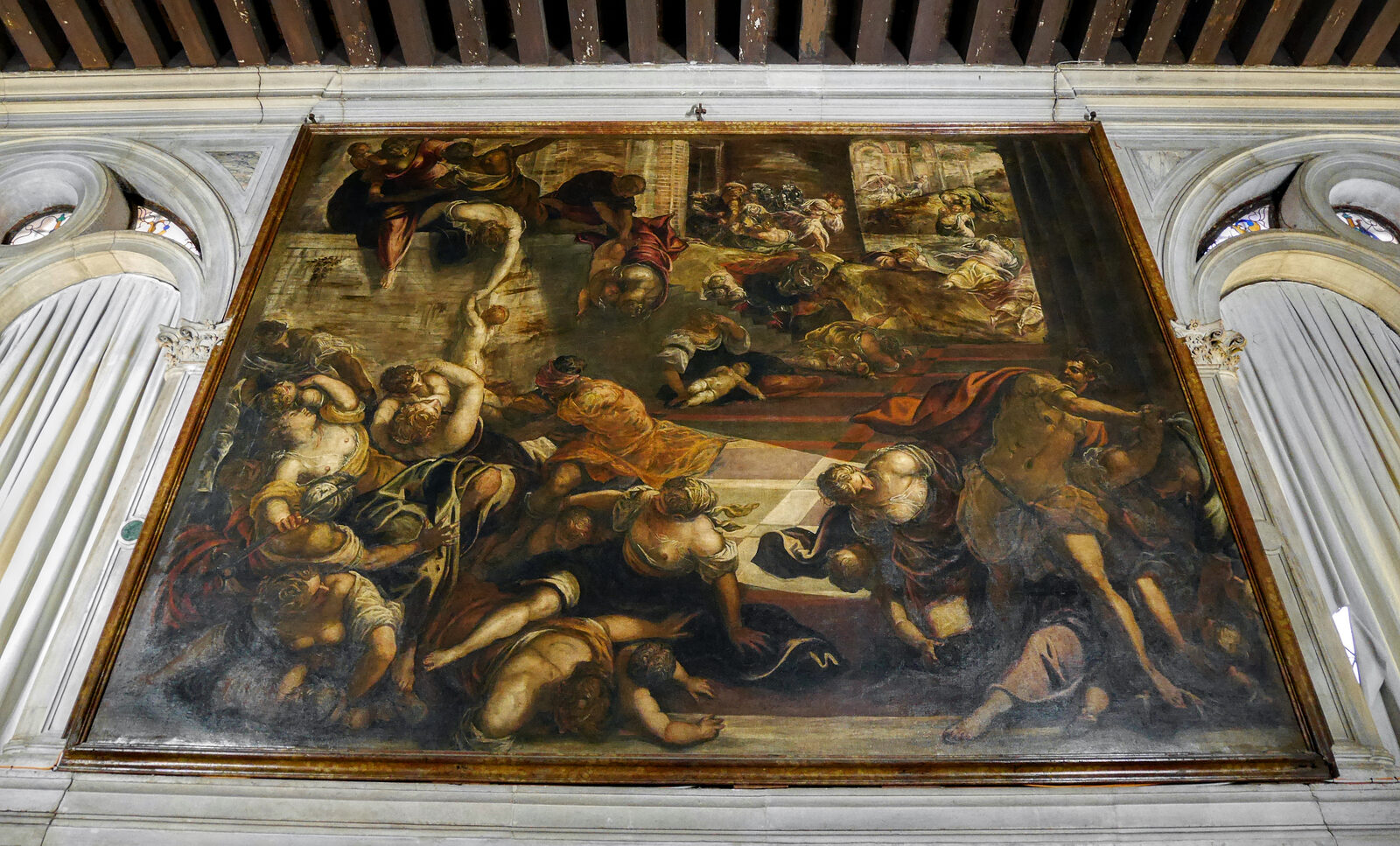 Scuola Grande di San Rocco : 'The Massacre of the Innocents' depicts a violently dramatic and cruel scene