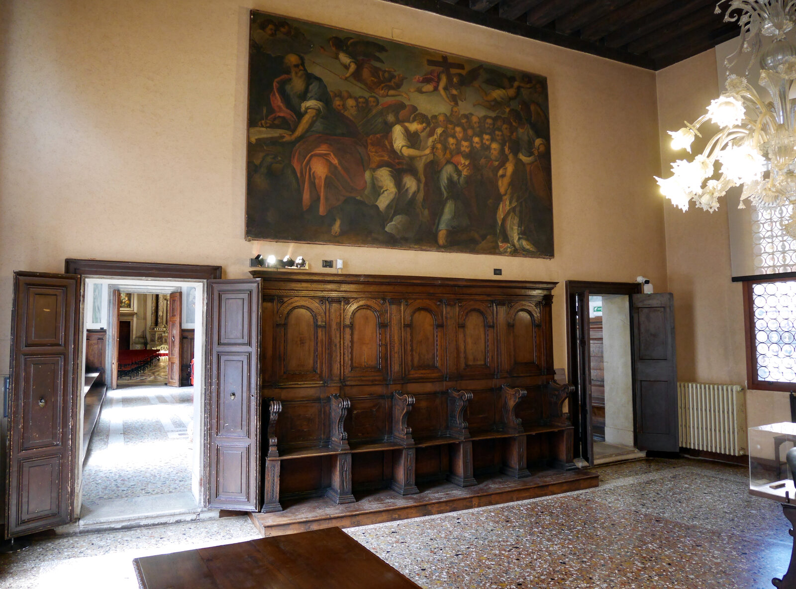 Scuola Grande San Giovanni : Y por último, el Albergo, la sala donde se reunían los órganos de gobierno de la Scuola.