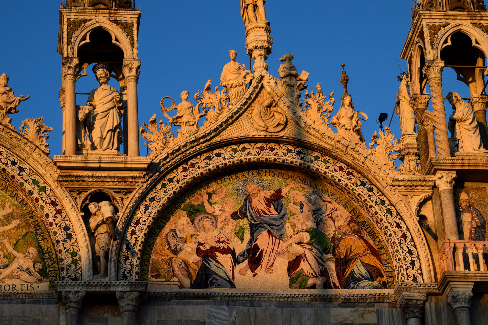 St. Mark's Basilica : Sunset is truly one of the most extraordinary times to take in the beauty of the facade