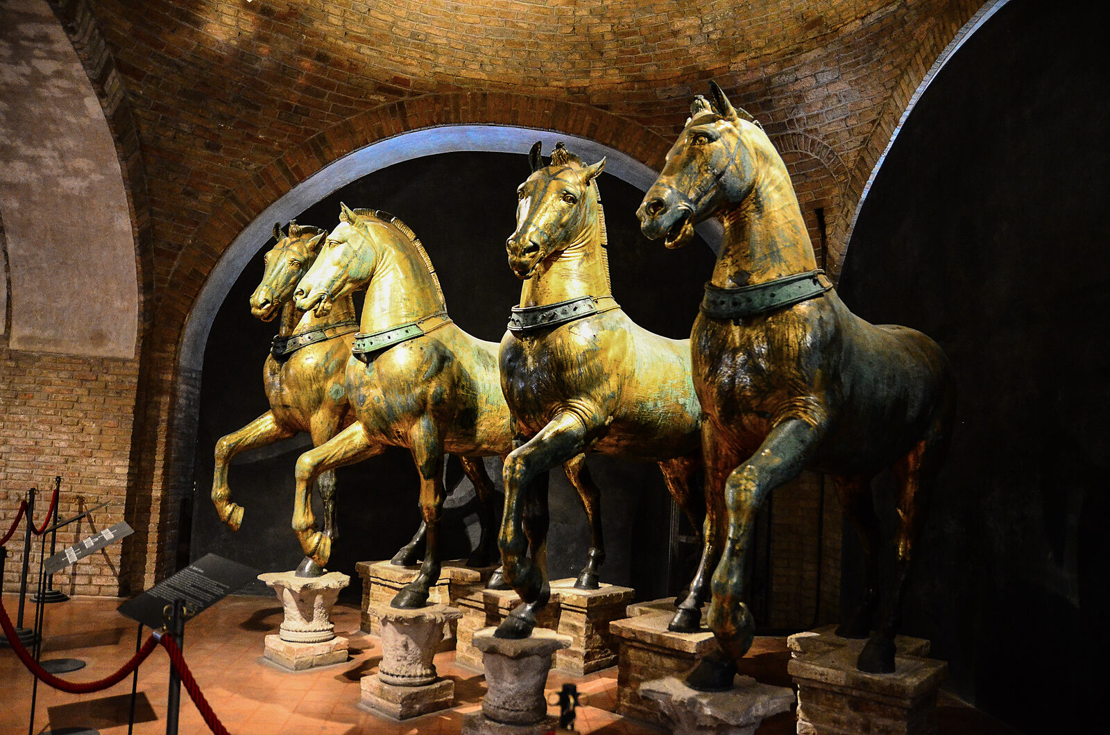 St. Mark's Basilica : The highlight of the museum is that you get to see the original copper horse statues that once stood on the facade