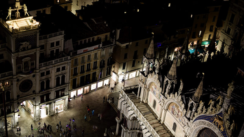 San Marco Campanile : The sensation is like a night flight on a magic carpet