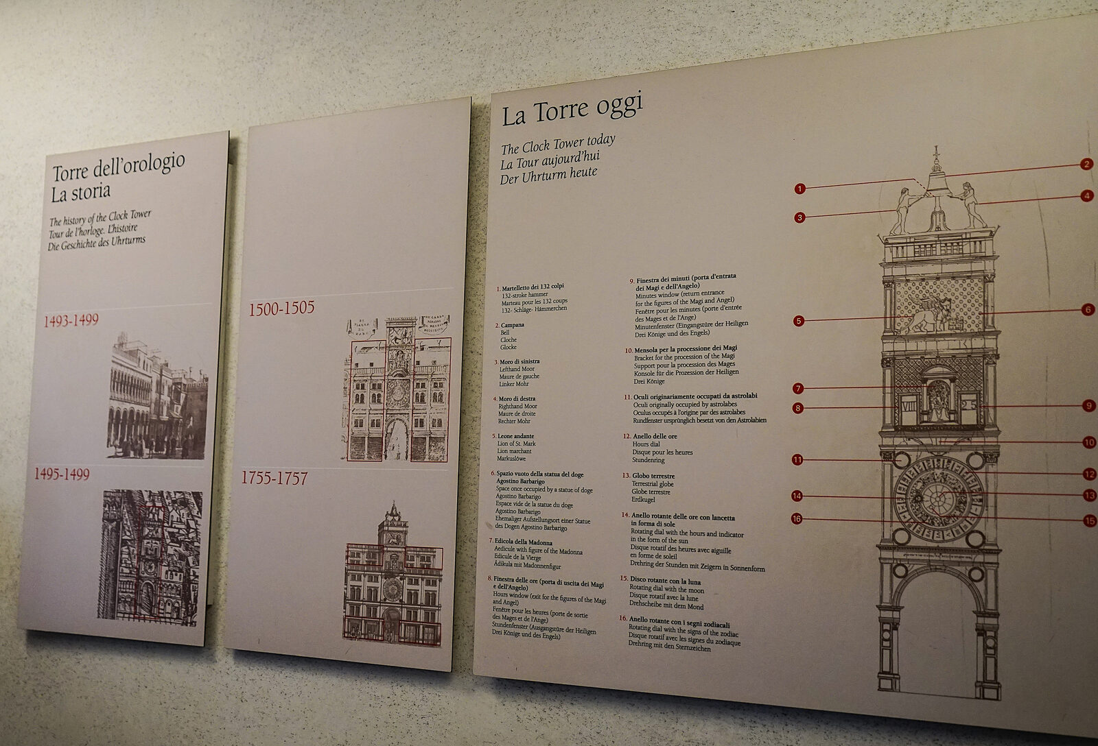 Clock Tower : The visit begins on the first floor with the history of the tower