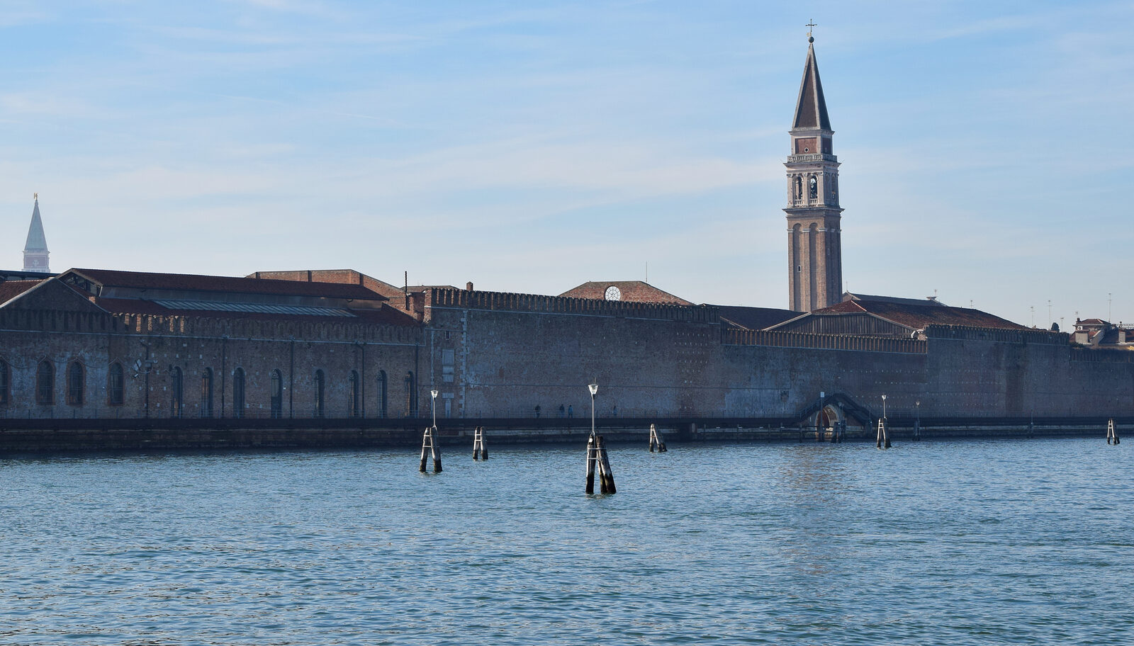 Venetian Arsenal : The northern wall of the Arsenale complex used to be completely sealed