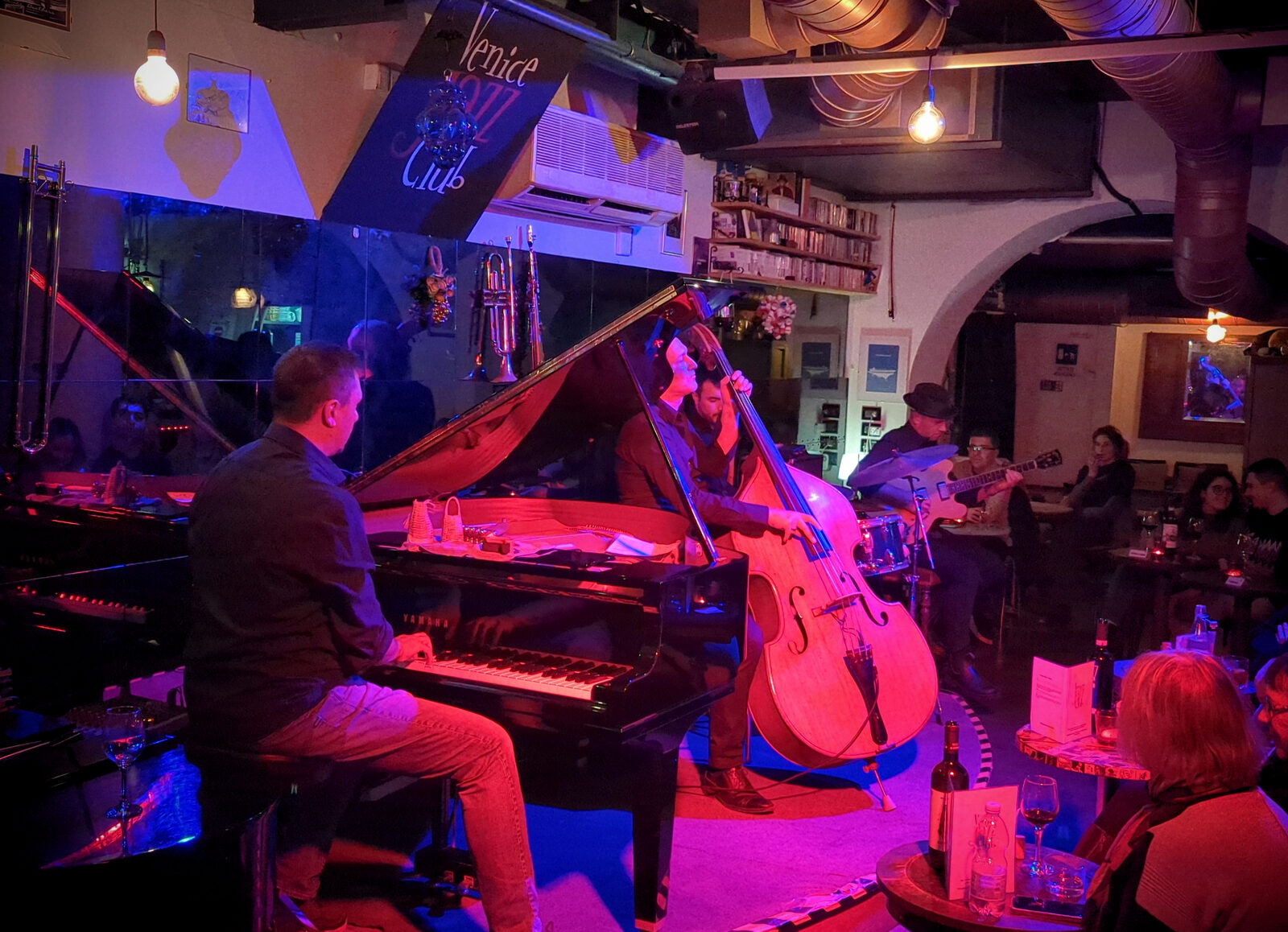 Venice Jazz Club : Jazz is in full swing with the VCJ quartet — Frederico always steals the show at the piano